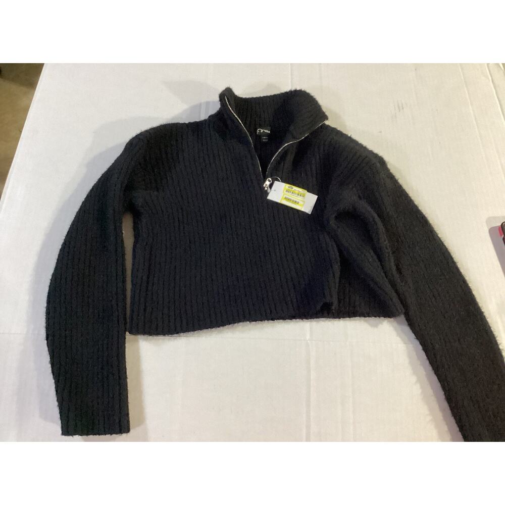 Art Class Girls Gray Pullover Sweater Small Large Crop Top